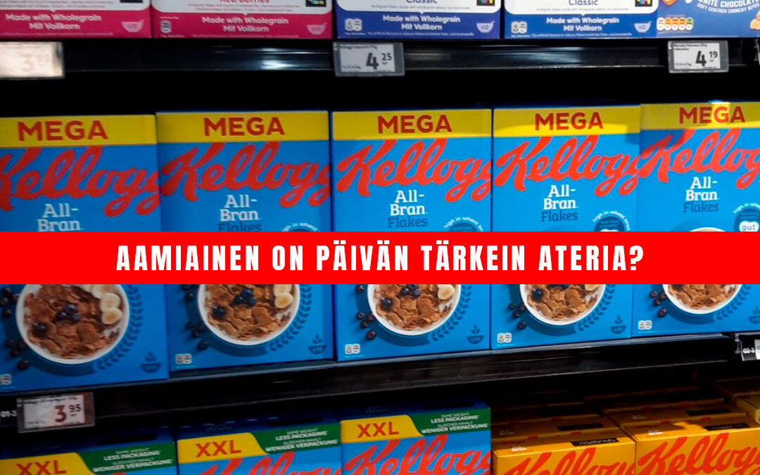 Aamiainen on päivän tärkein ateria?